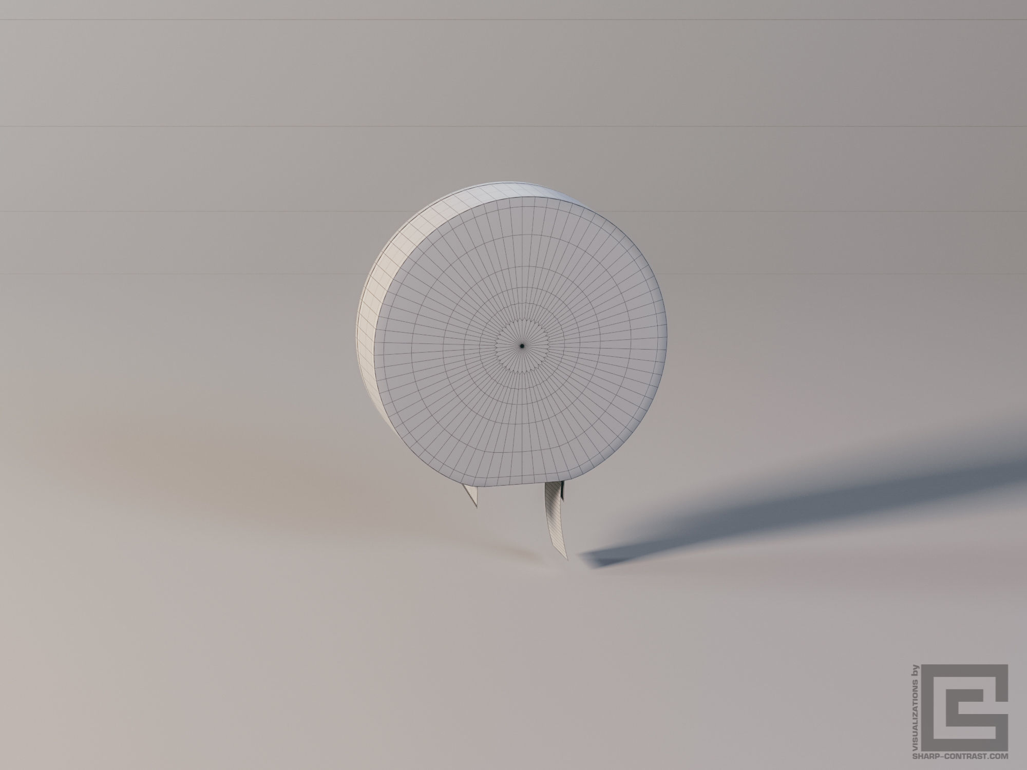 Toilet Paper Dispenser 3D model_14