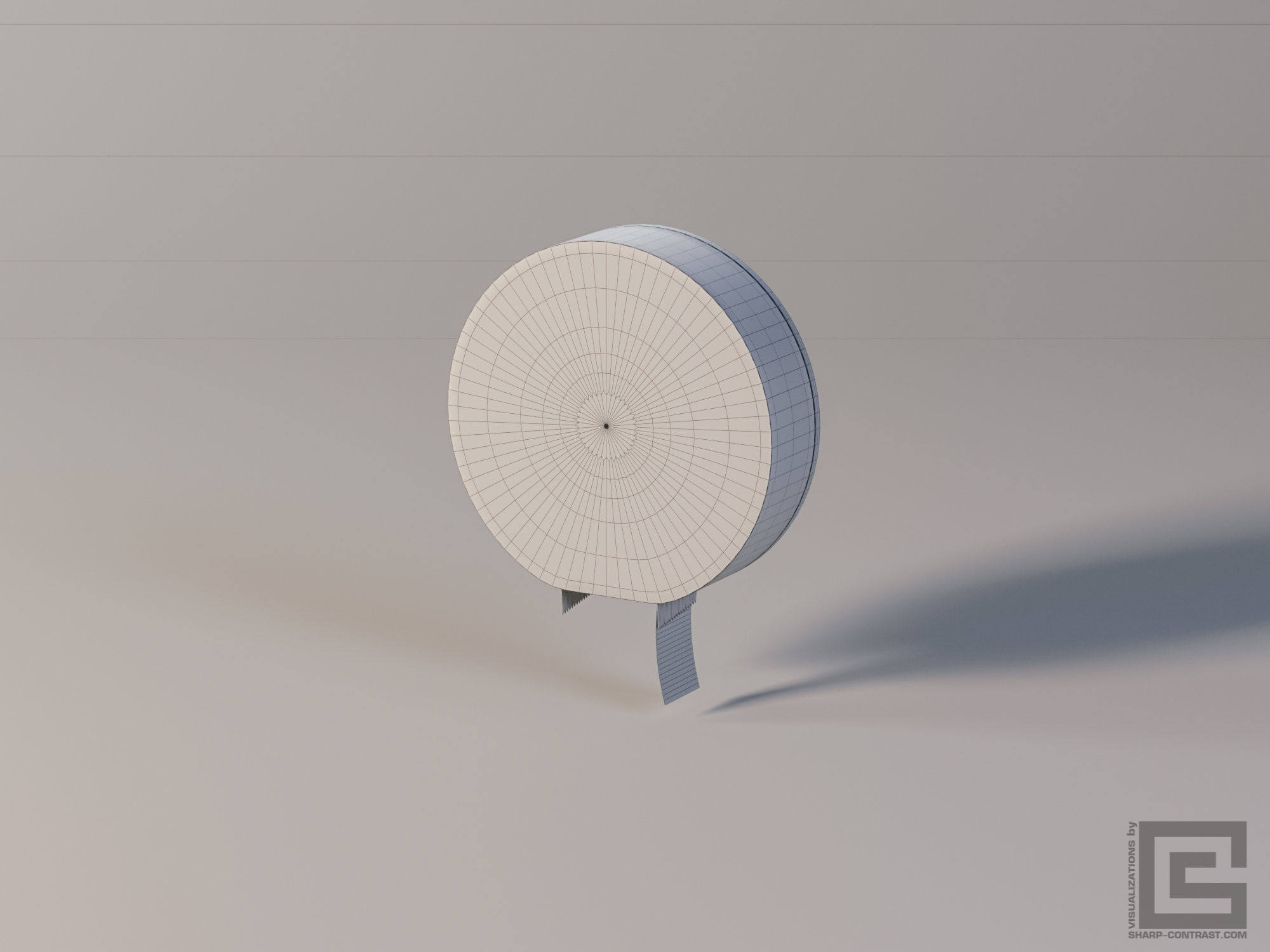 Toilet Paper Dispenser 3D model_13
