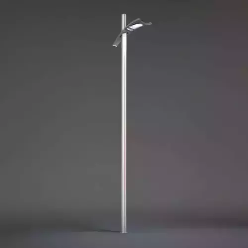 Modern Silver Metal Stand Light