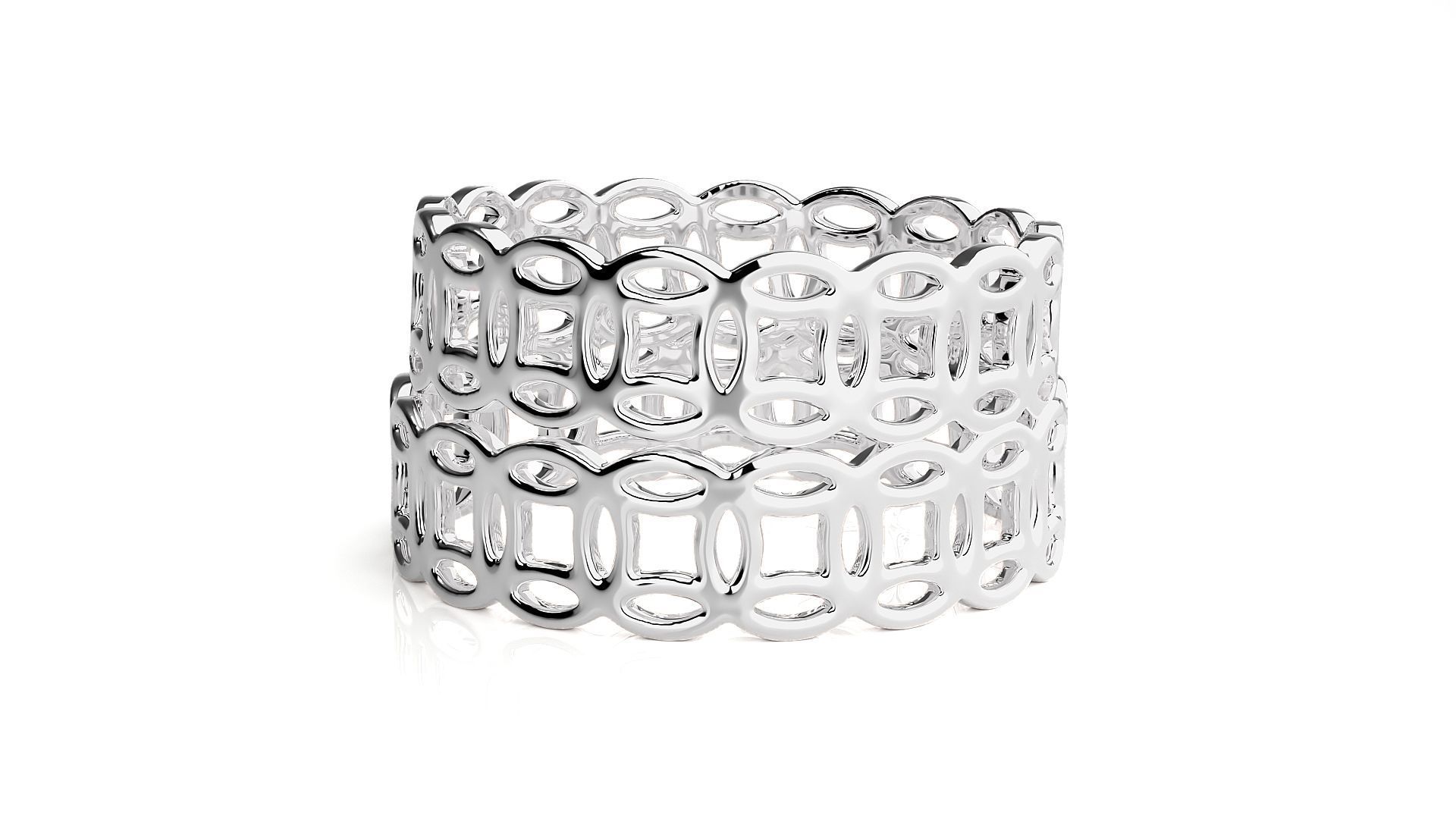 Wedding Band - 886 3D print model_7