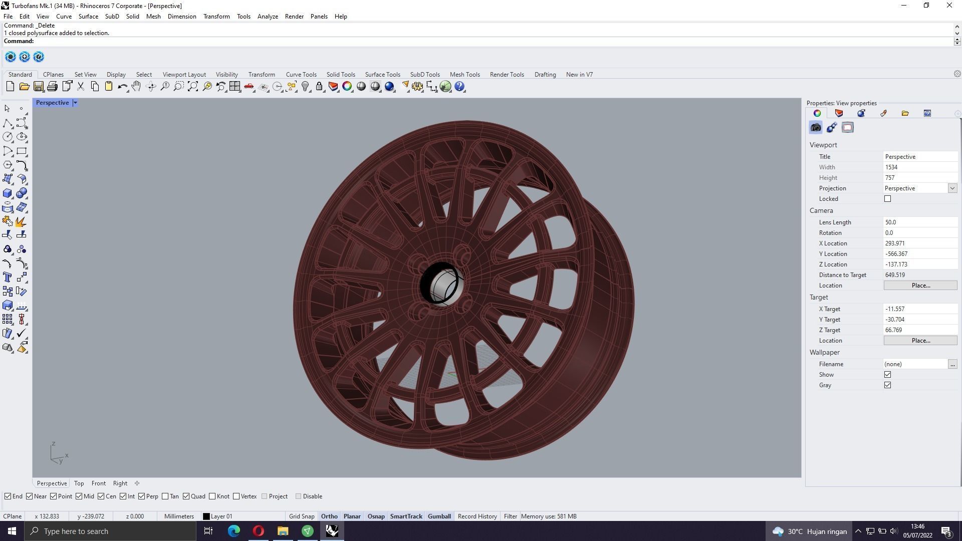 Turbofan Wheels 3D model_17