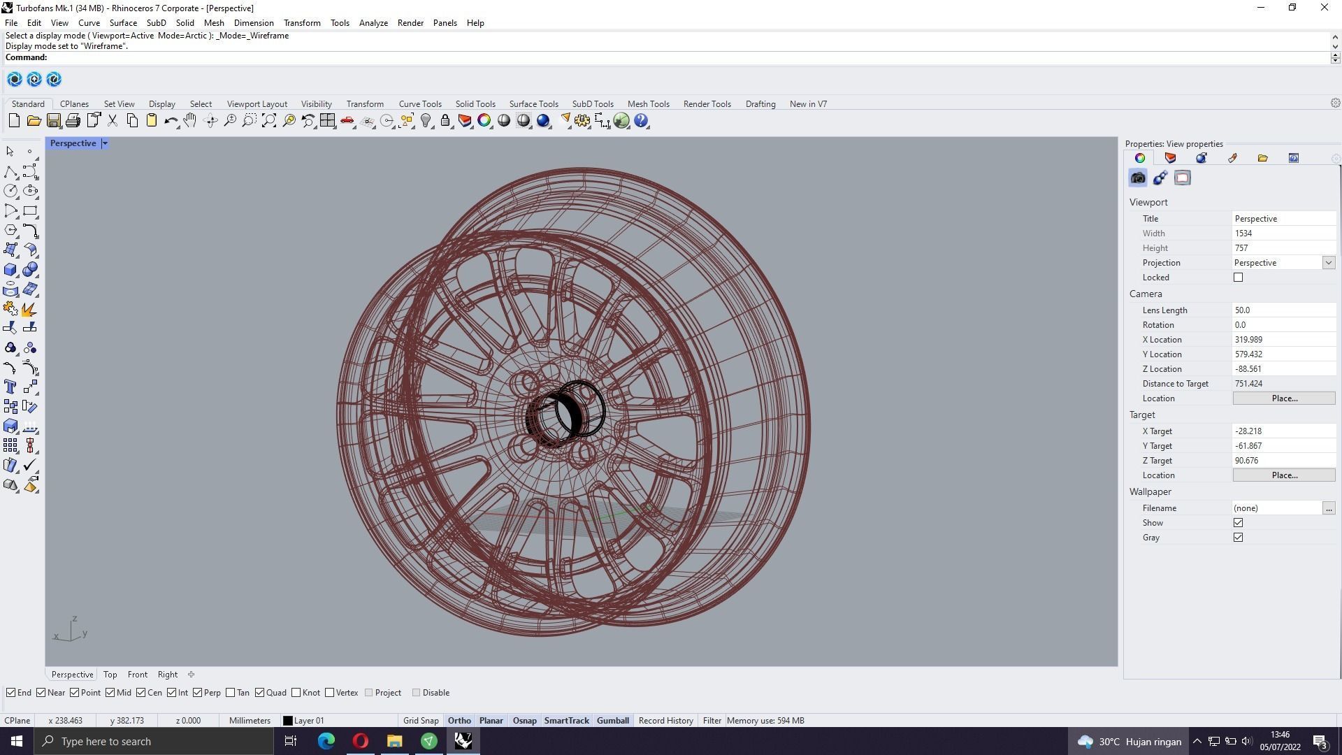 Turbofan Wheels 3D model_19
