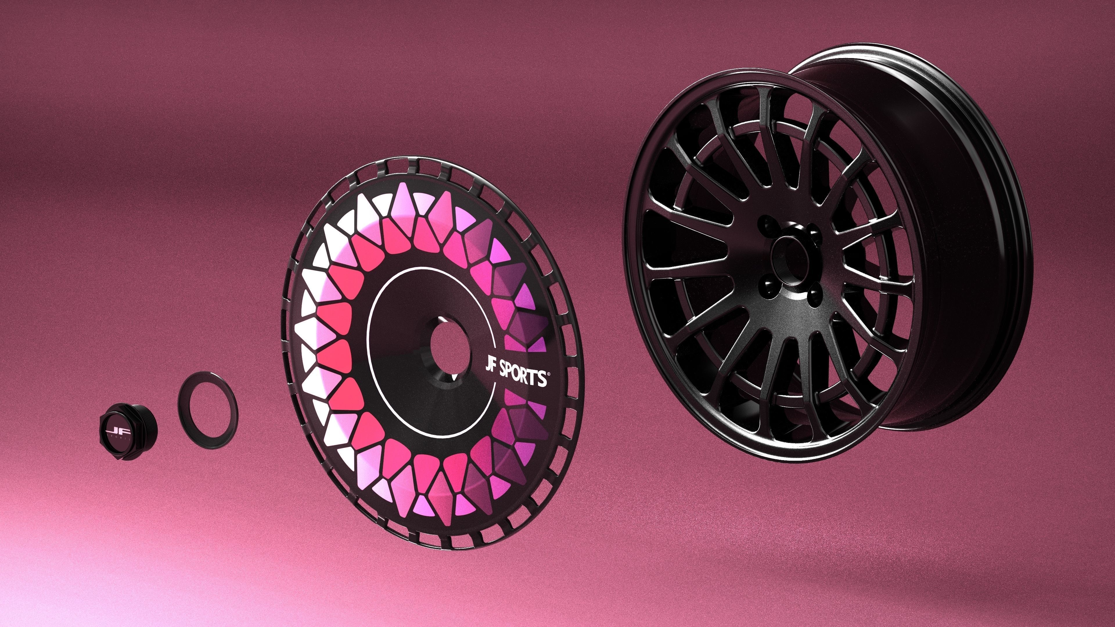 Turbofan Wheels 3D model_5