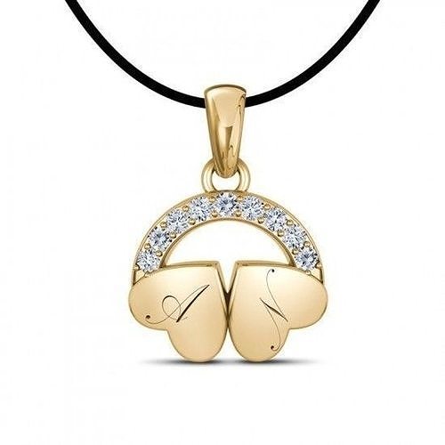 Solitaire Heart Pendant 3DM STL OBJ FBX Render Details 3D print model