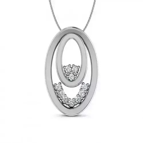 Solitaire Pendant 3DM STL OBJ FBX Render Details