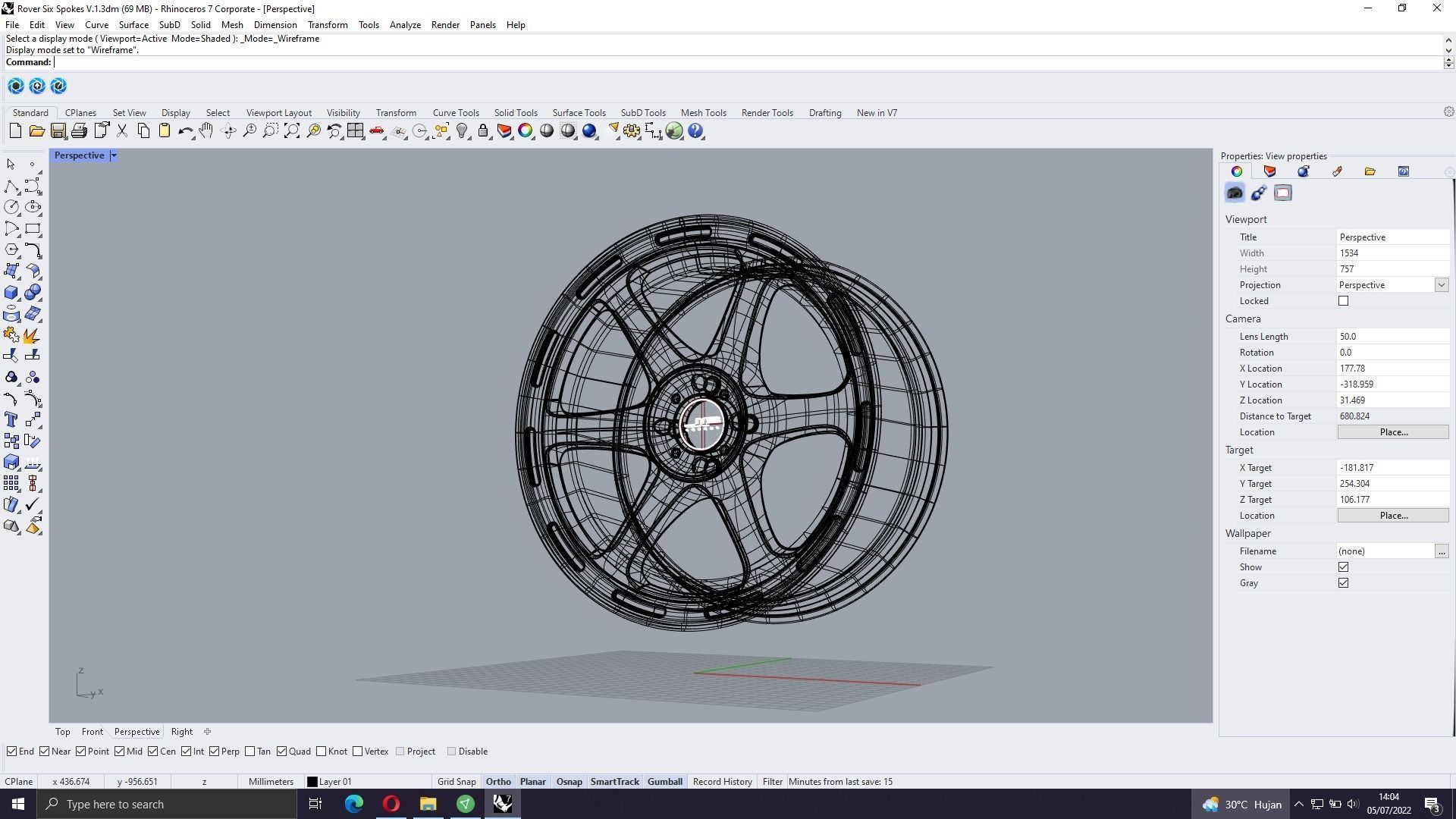 Volk Rays TE37 Rally Spec 3D model_14