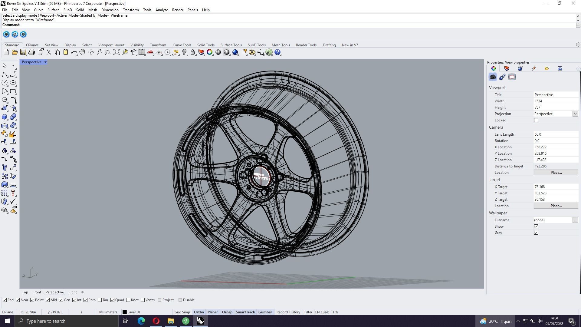 Volk Rays TE37 Rally Spec 3D model_16
