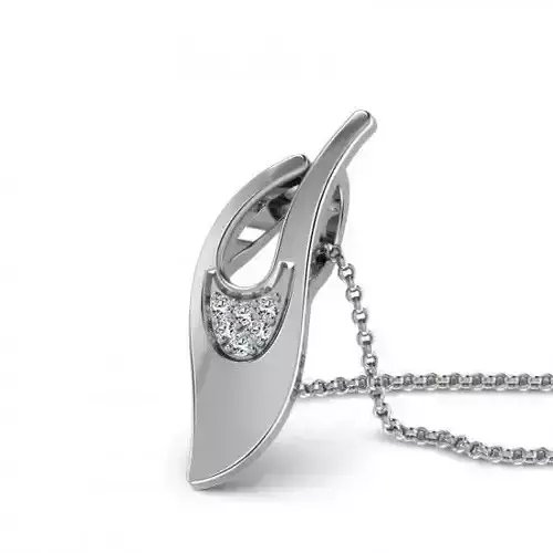 Solitaire Pendant 3DM STL OBJ FBX Render Details