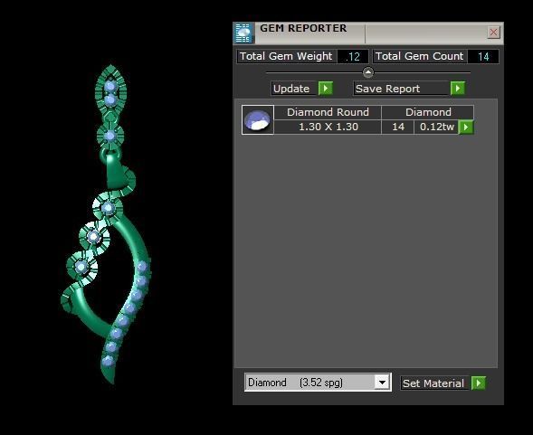 Solitaire Pendant 3DM STL OBJ FBX Render Details 3D print model_1
