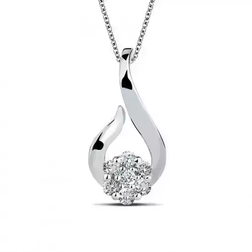 Solitaire Pendant 3DM STL OBJ FBX Render Details