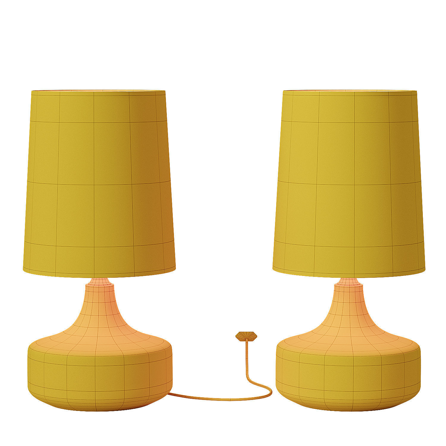 Nordic Bedside Table Lamp 3D model_5