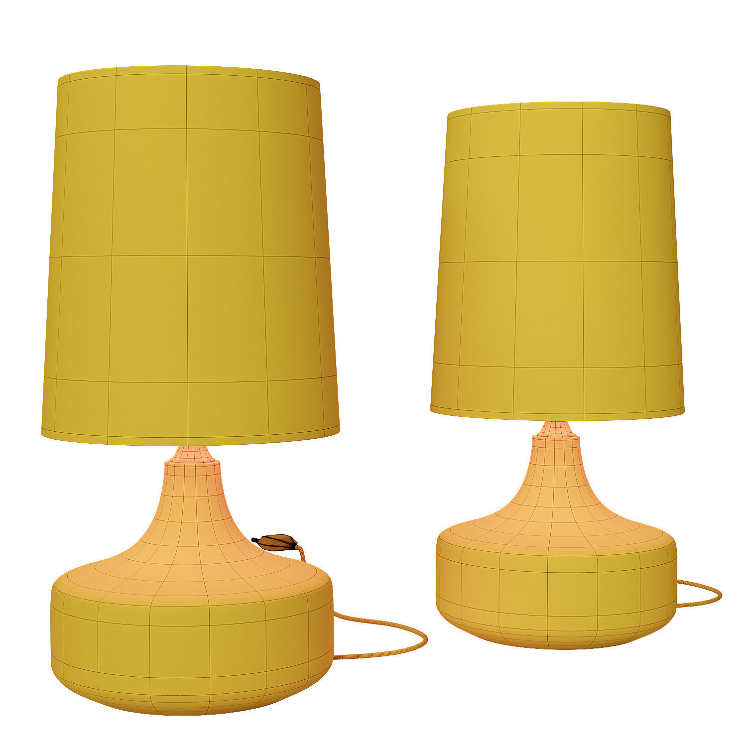 Nordic Bedside Table Lamp 3D model_6