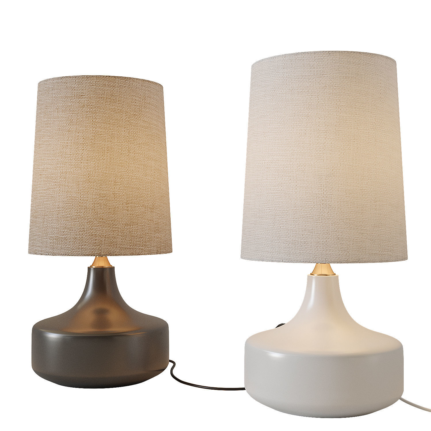 Nordic Bedside Table Lamp 3D model_4