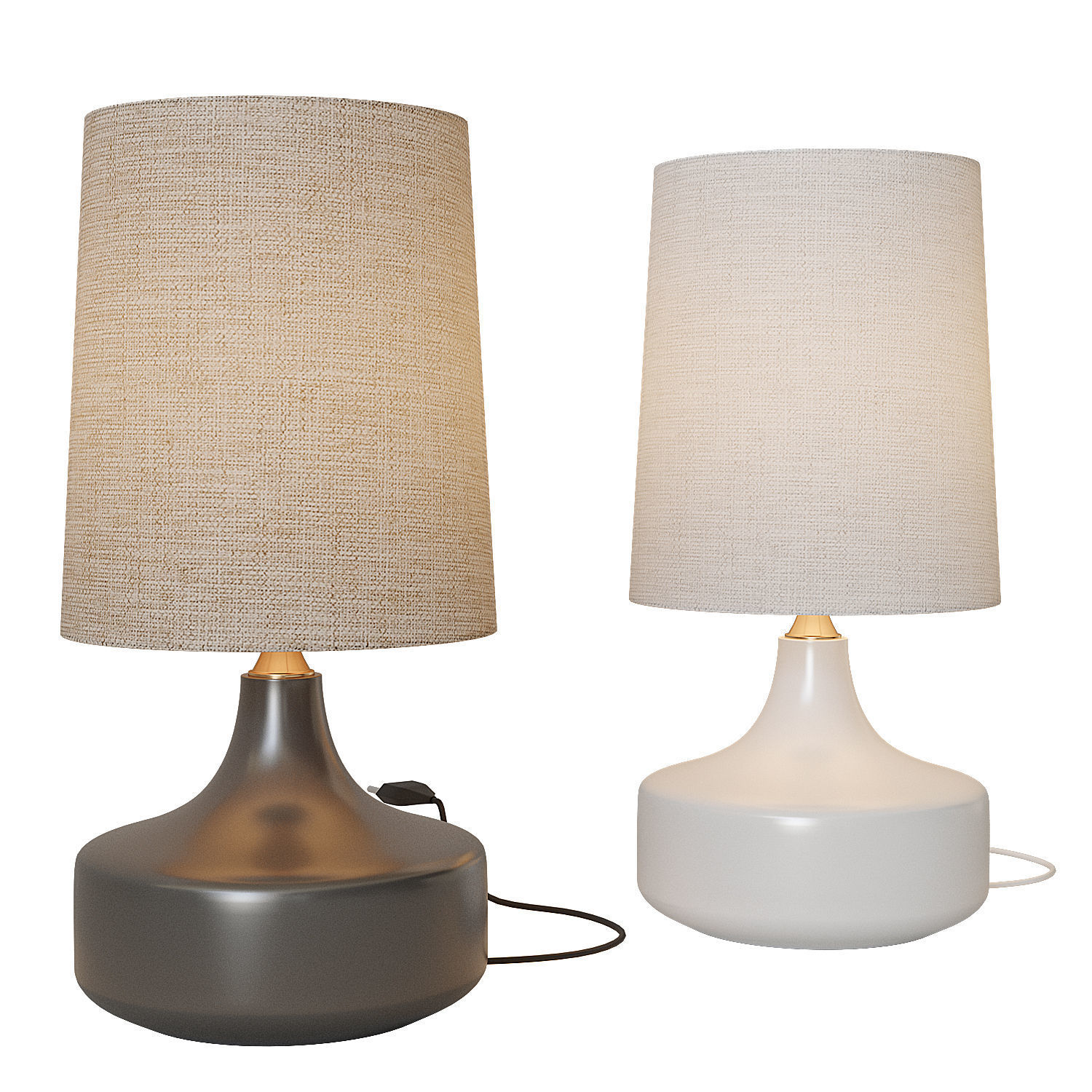 Nordic Bedside Table Lamp 3D model_3