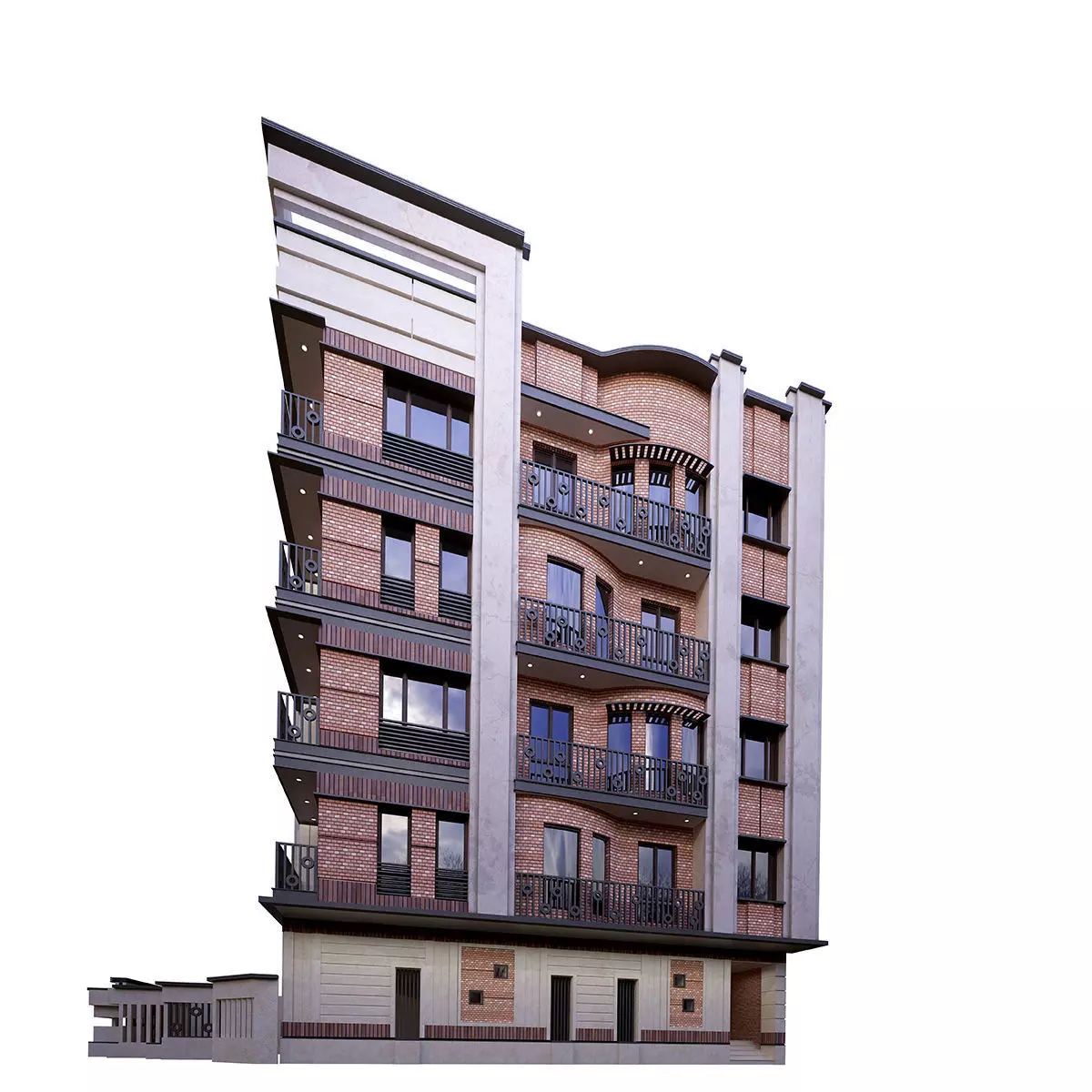 Curve building 3D model_0