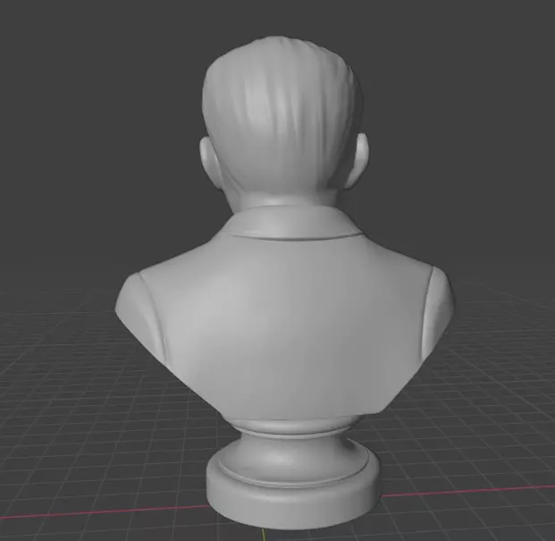 Antoine de Saint-Exupery 3D print model_23