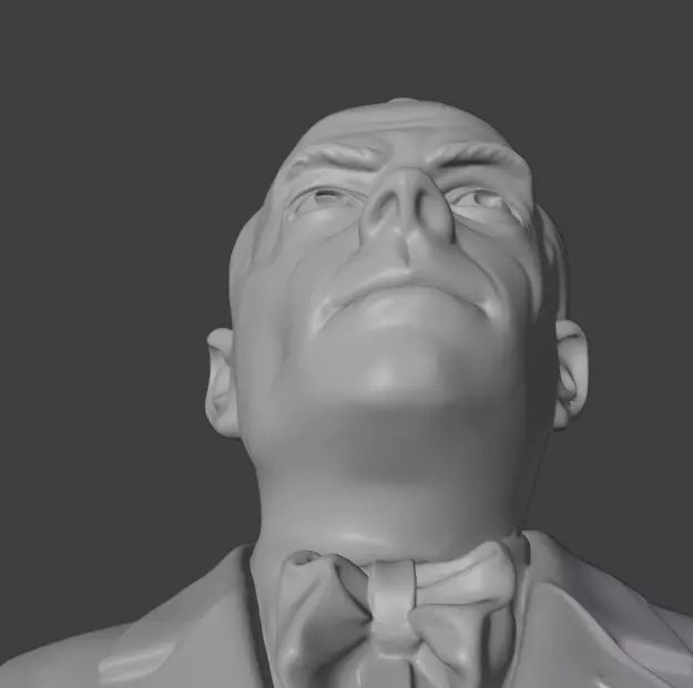 Antoine de Saint-Exupery 3D print model_12