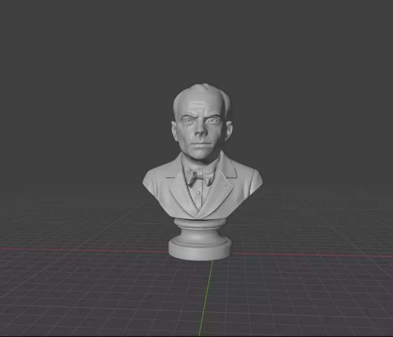 Antoine de Saint-Exupery 3D print model_11