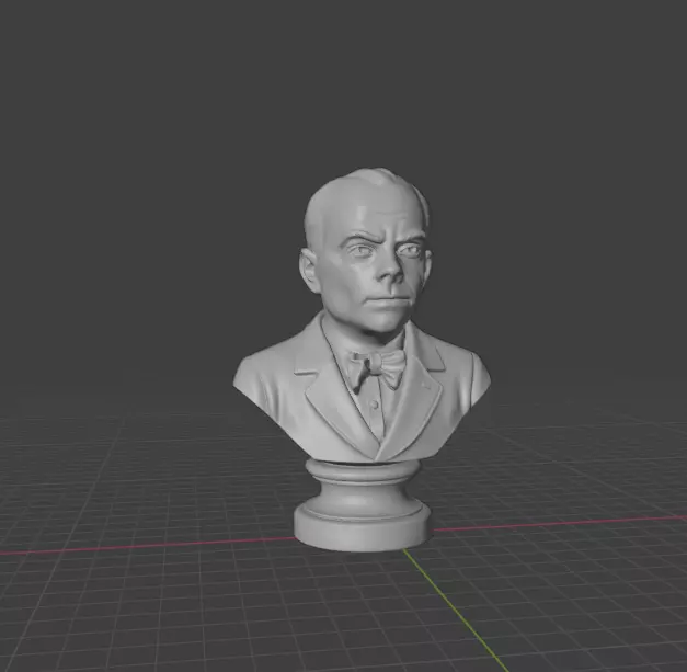 Antoine de Saint-Exupery 3D print model_18