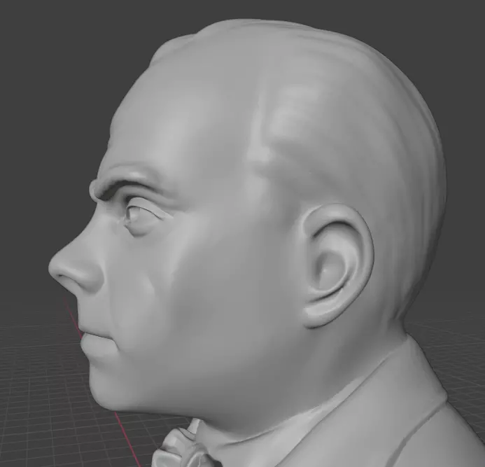 Antoine de Saint-Exupery 3D print model_14