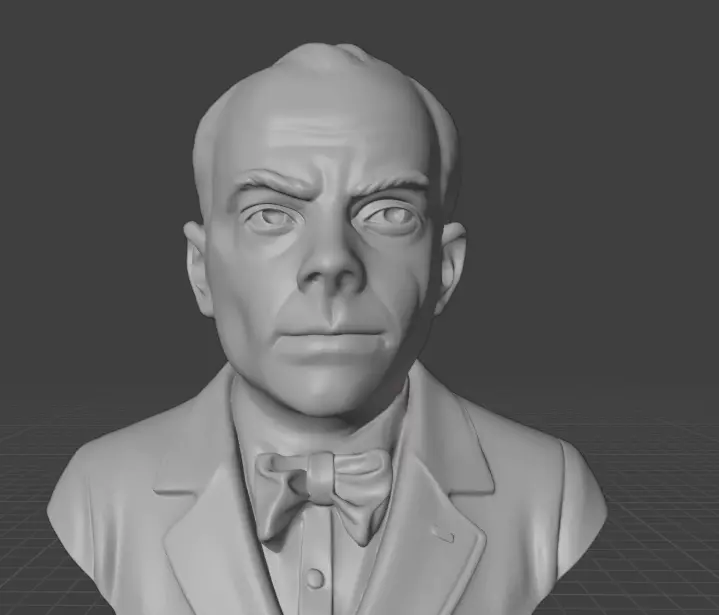 Antoine de Saint-Exupery 3D print model_9