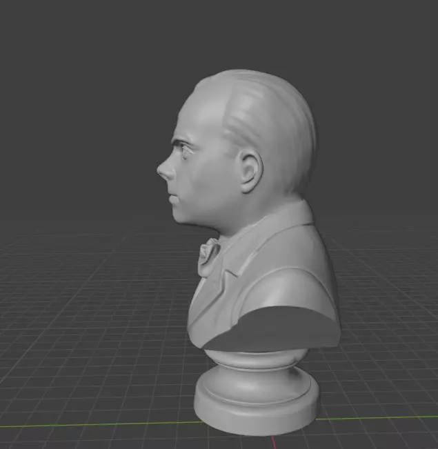 Antoine de Saint-Exupery 3D print model_1
