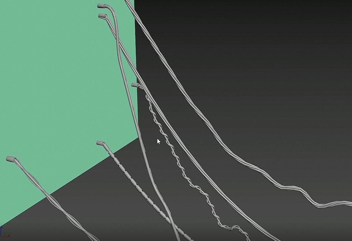 Random Cable Generate for 3Dsmax 3D model_3