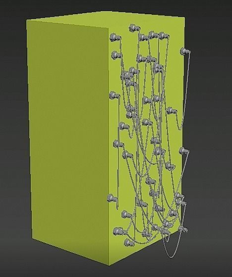 Random Cable Generate for 3Dsmax 3D model_6
