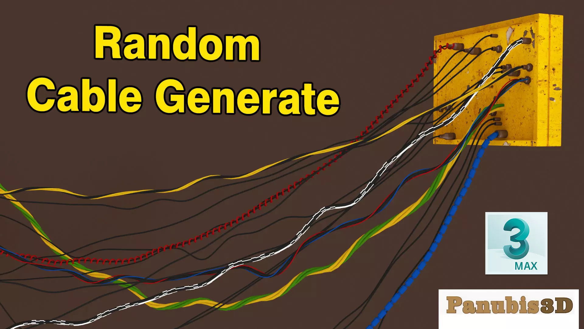 Random Cable Generate for 3Dsmax 3D model_0