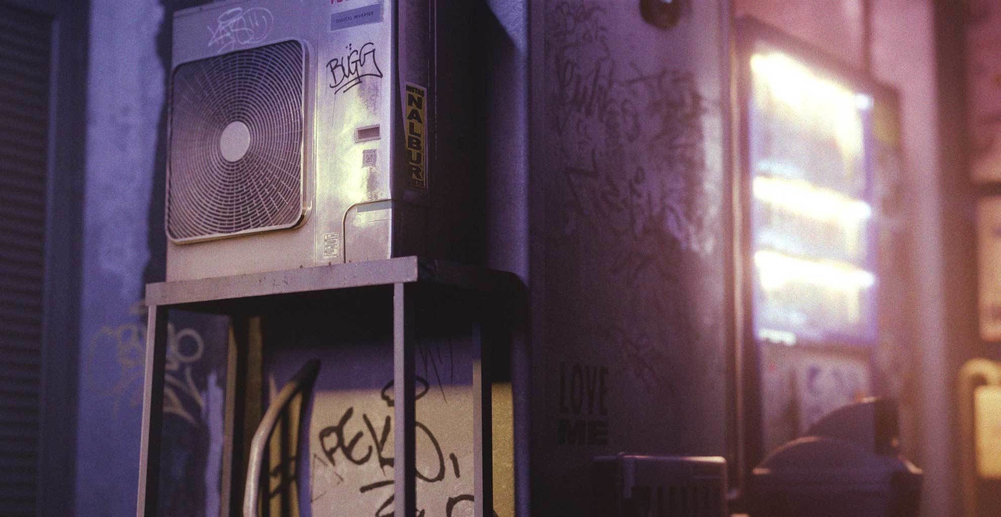 Cyberpunk Suburb Street 3D model_5