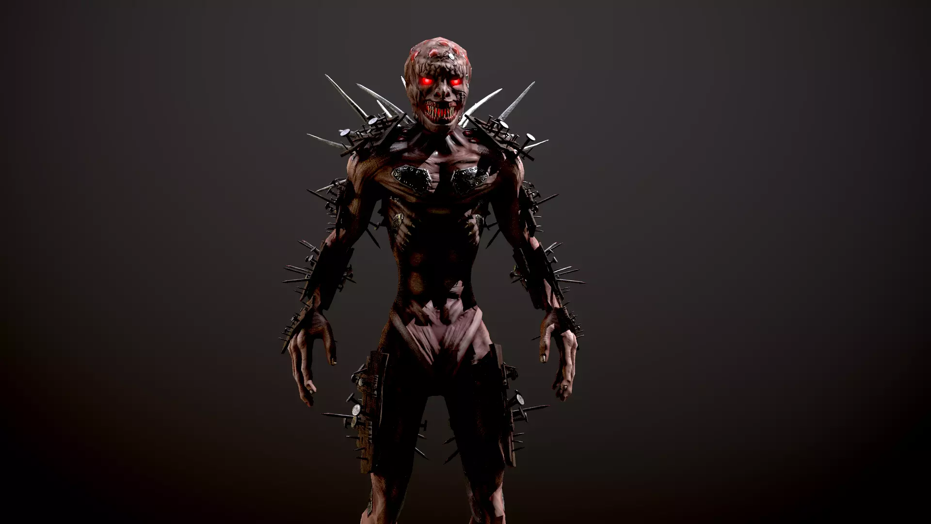 Monster 4 Free low-poly 3D model_0