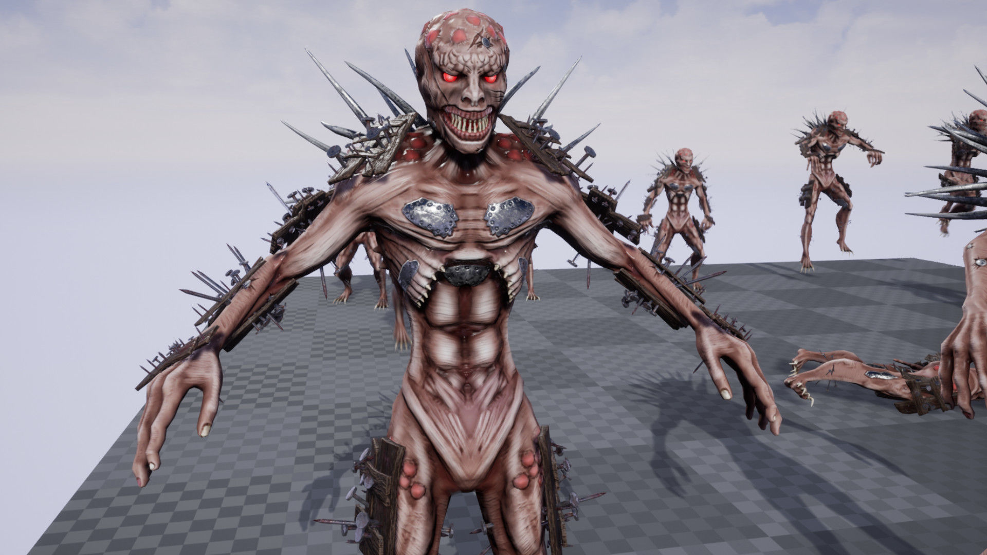 Monster 4 Free low-poly 3D model_19