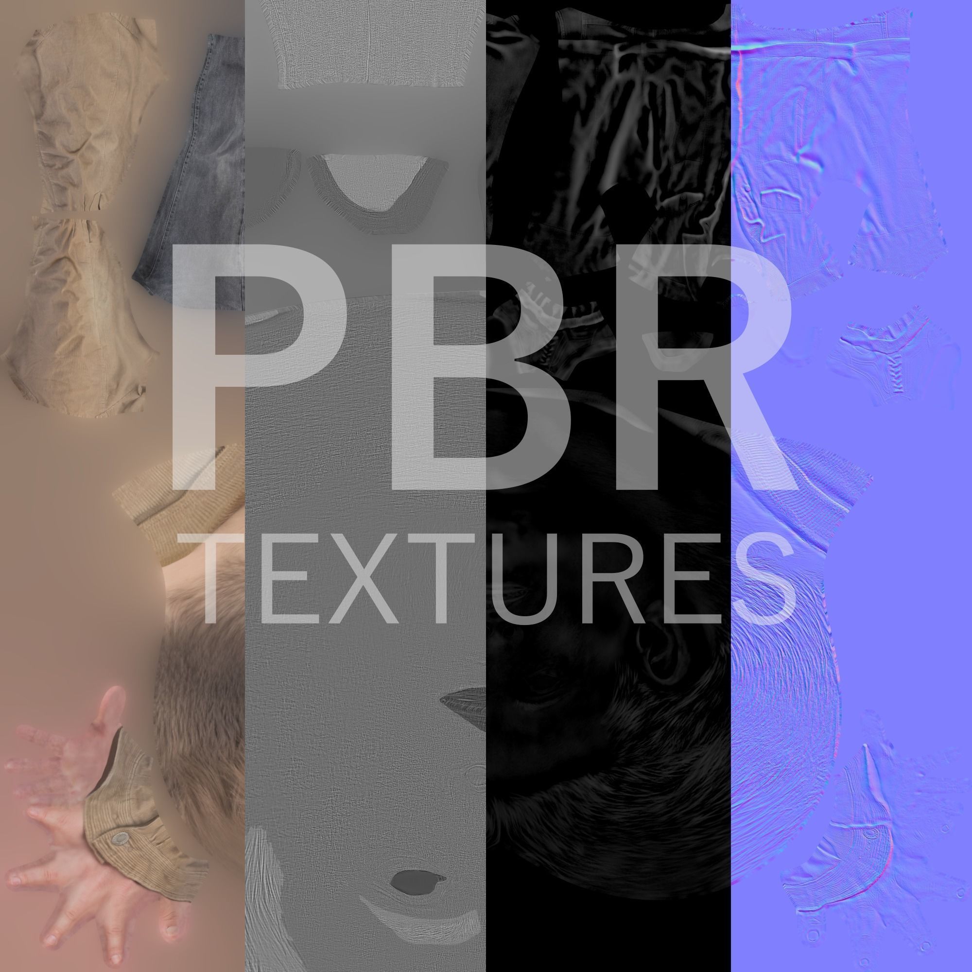 Young man in brown jacket in A-pose 372 Low-poly 3D model_9