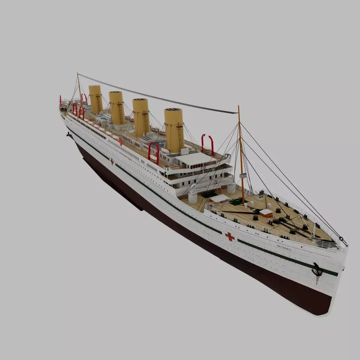  HMHS Britannic 3D model_0