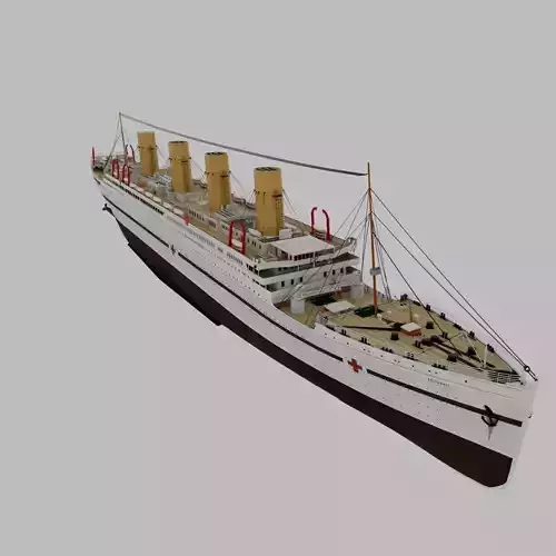  HMHS Britannic 3D model