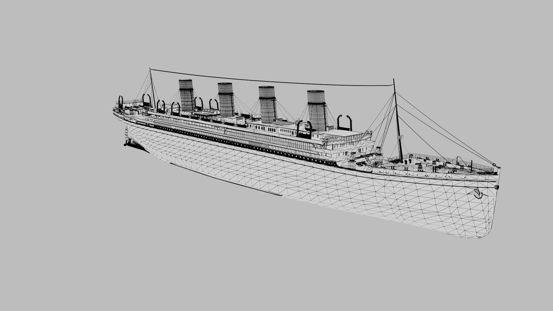  HMHS Britannic 3D model_4