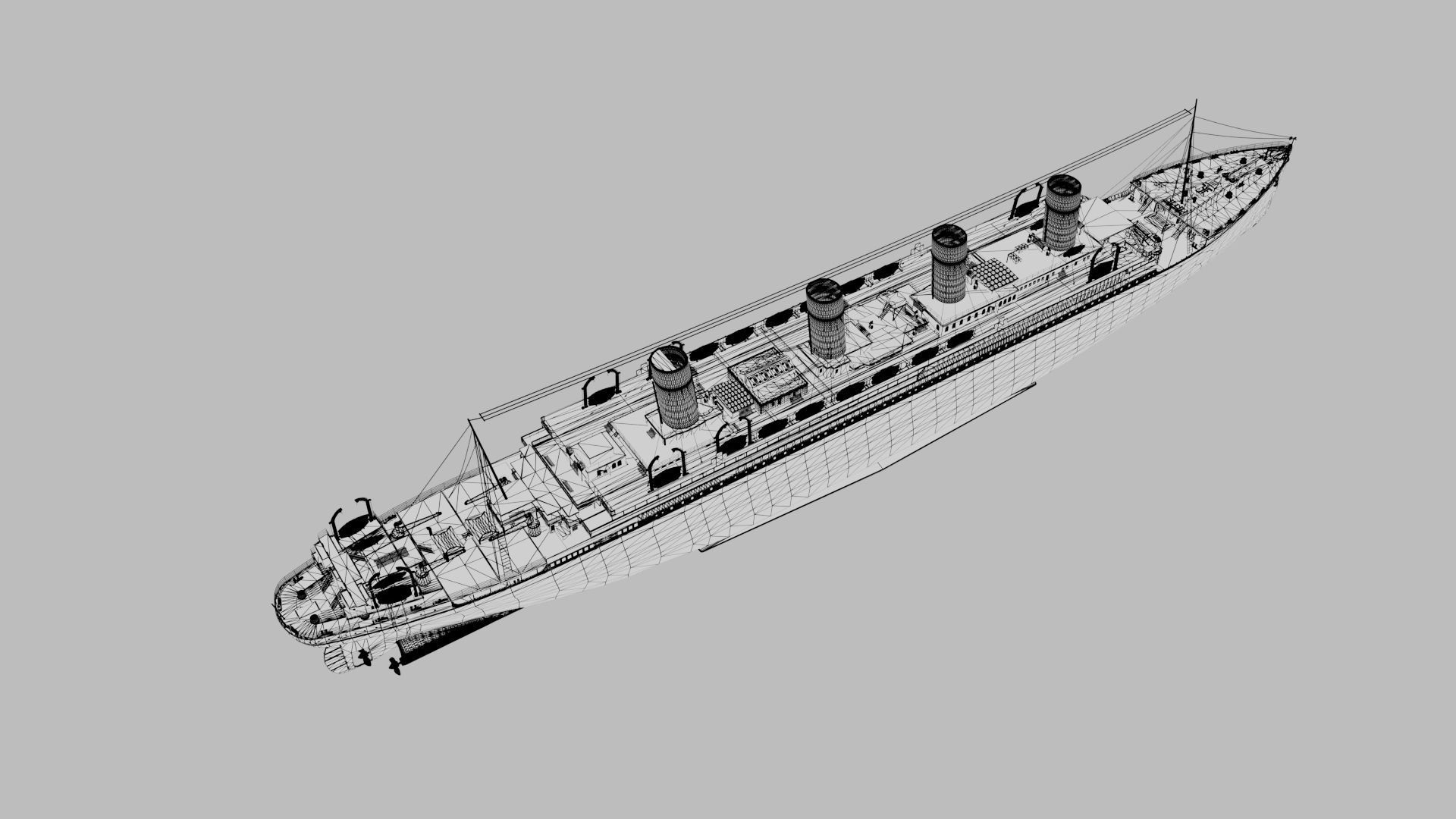  HMHS Britannic 3D model_5