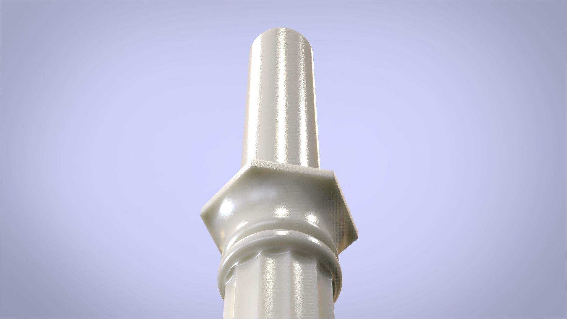 Candle for silicone mold 3D print model_1