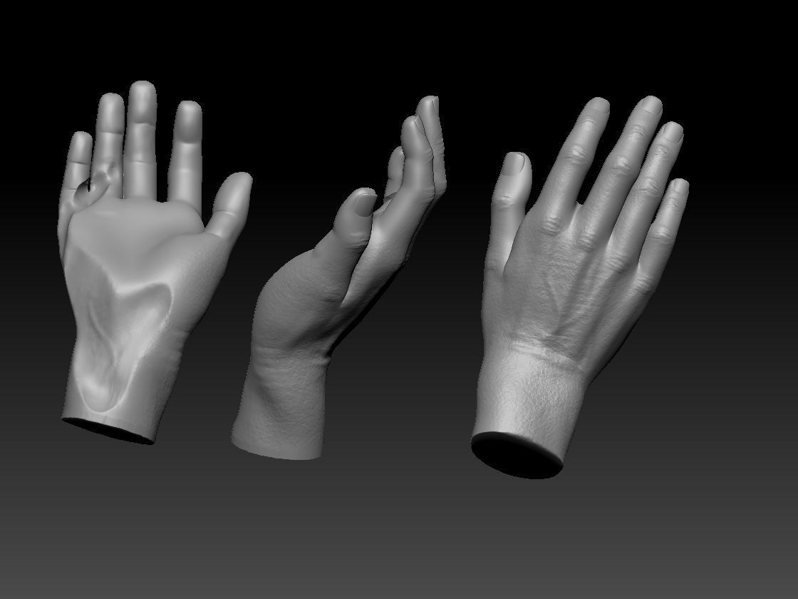 BABY IN TWO HANDS 3D print model_4