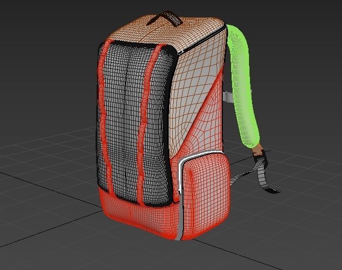 CAM - Traveling Bag - PBR Game Ready  Low-poly 3D model_5