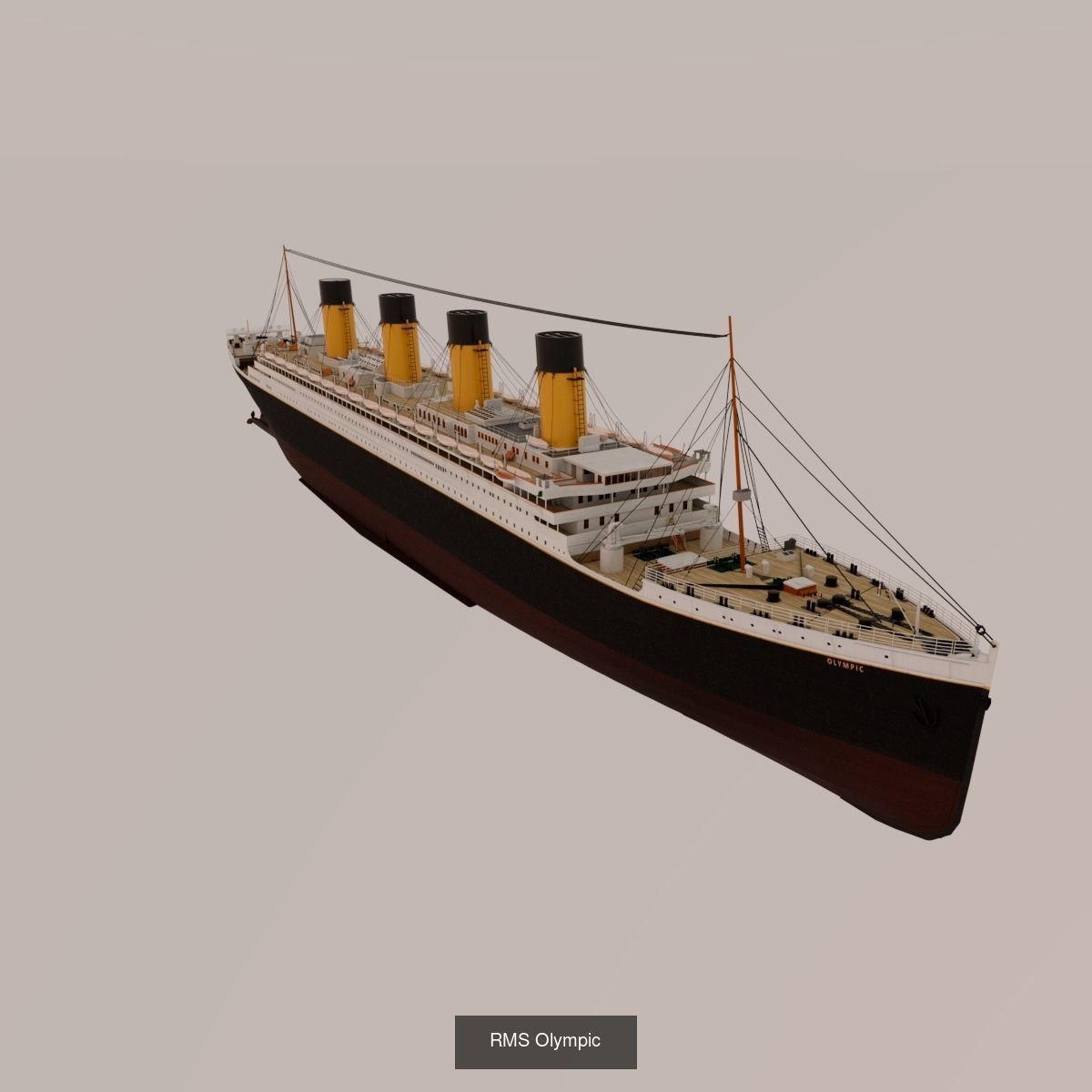 Olympic Class Liners 3D Model Collection_4