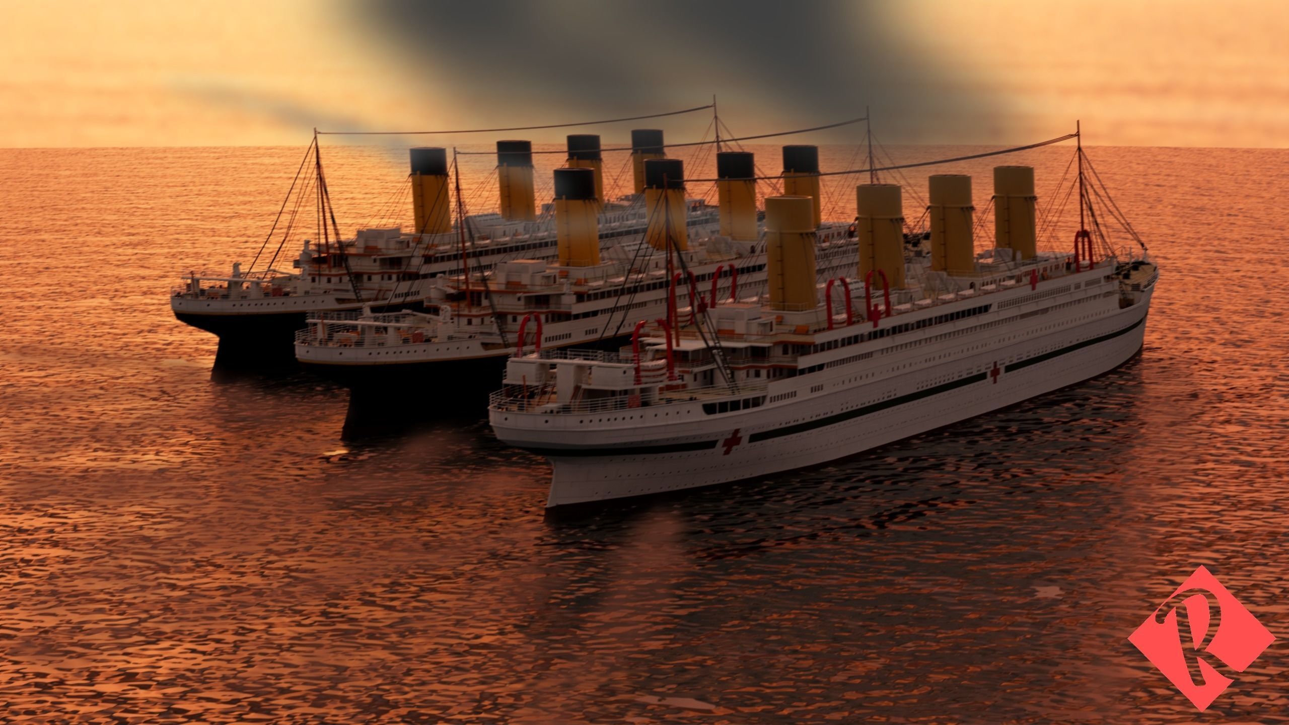 Olympic Class Liners 3D Model Collection_3