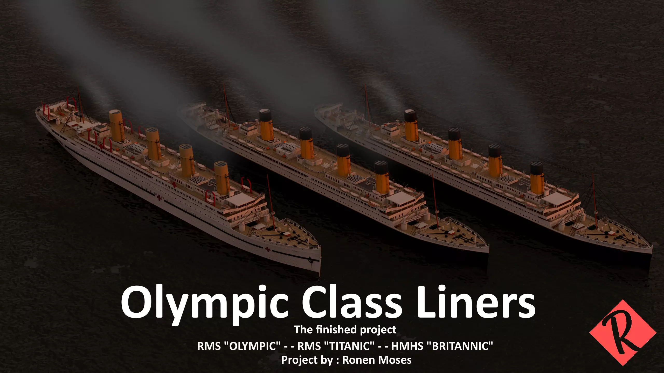 Olympic Class Liners 3D Model Collection_0
