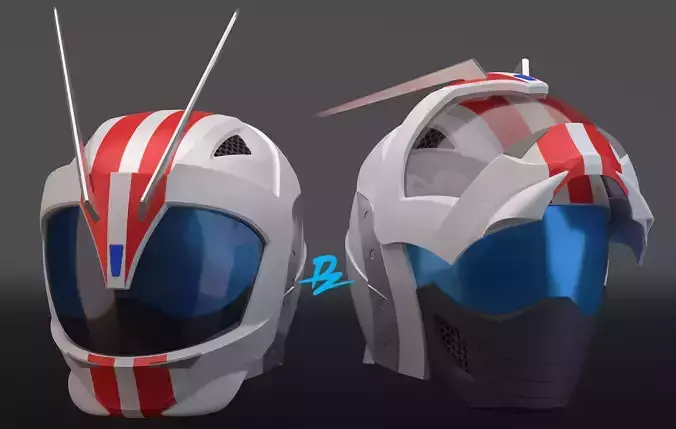 kamen rider Mach 3D print model