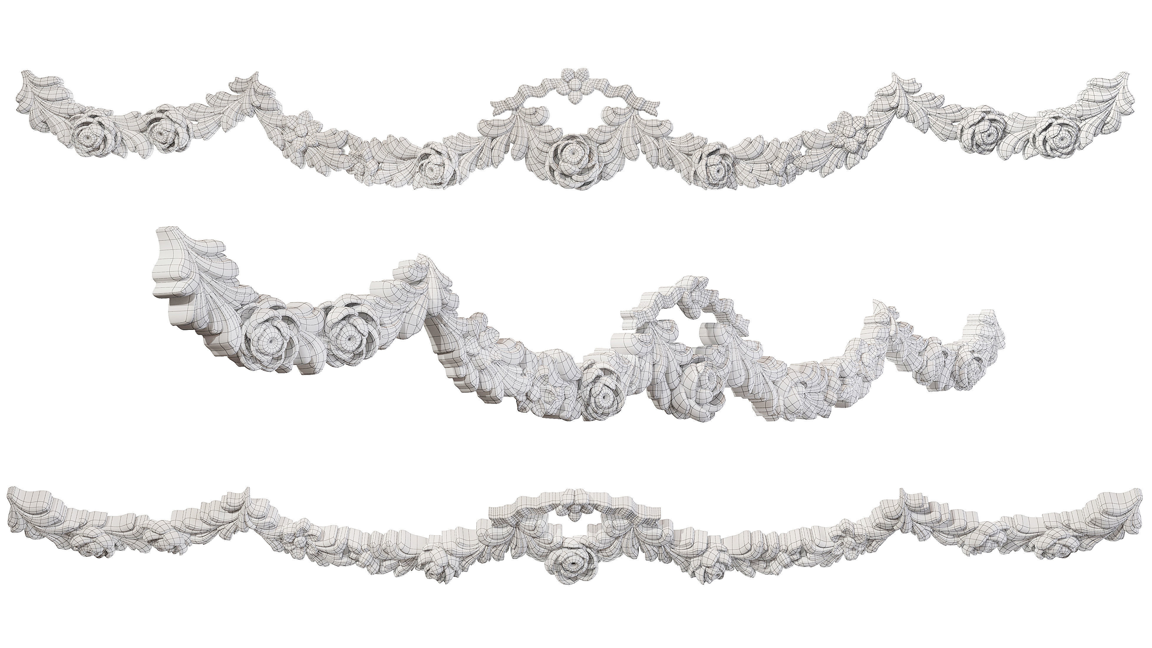 Classic carved 180 3D model_5