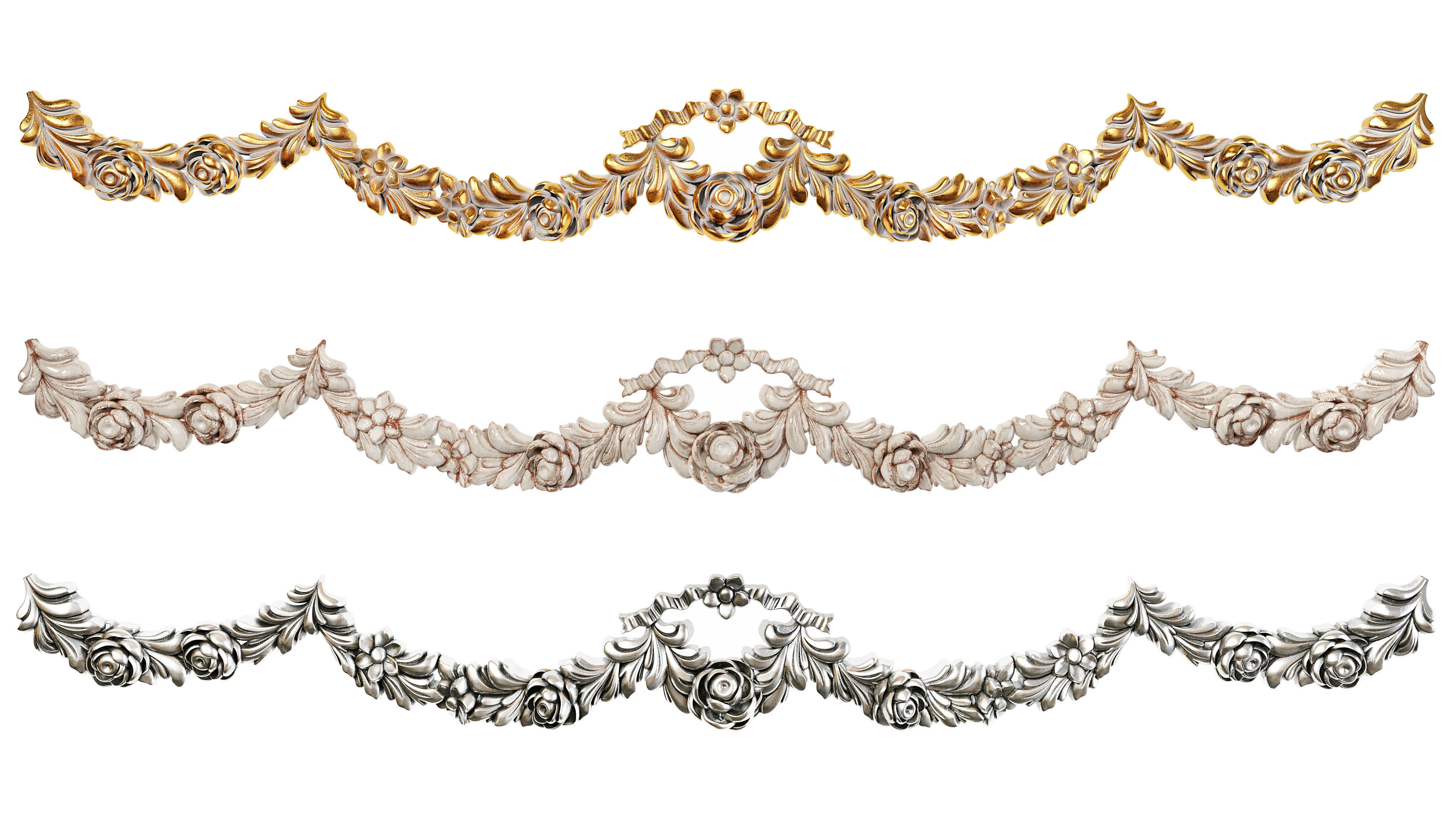 Classic carved 180 3D model_6