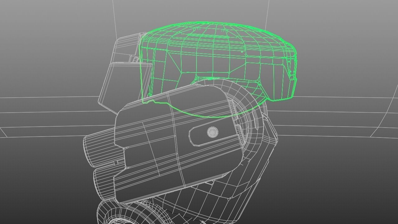 Combat Robot NIOVI  rigged 3D model_37