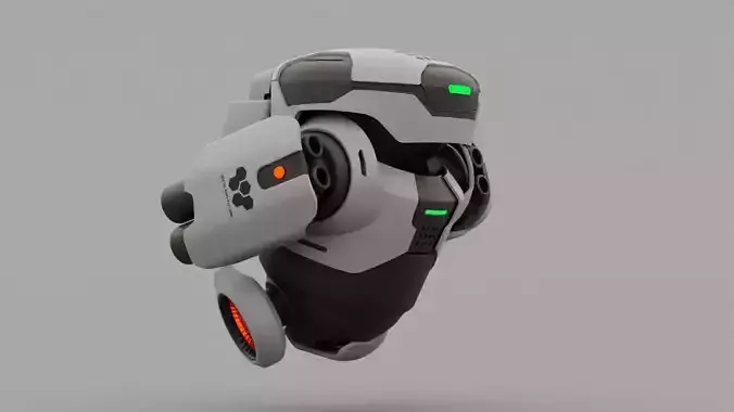 Combat Robot NIOVI  rigged