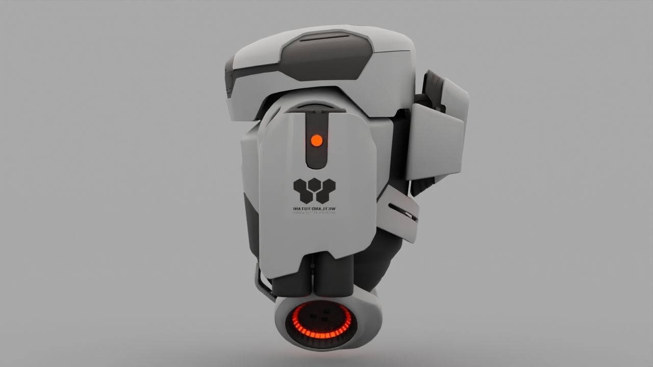 Combat Robot NIOVI  rigged 3D model_26