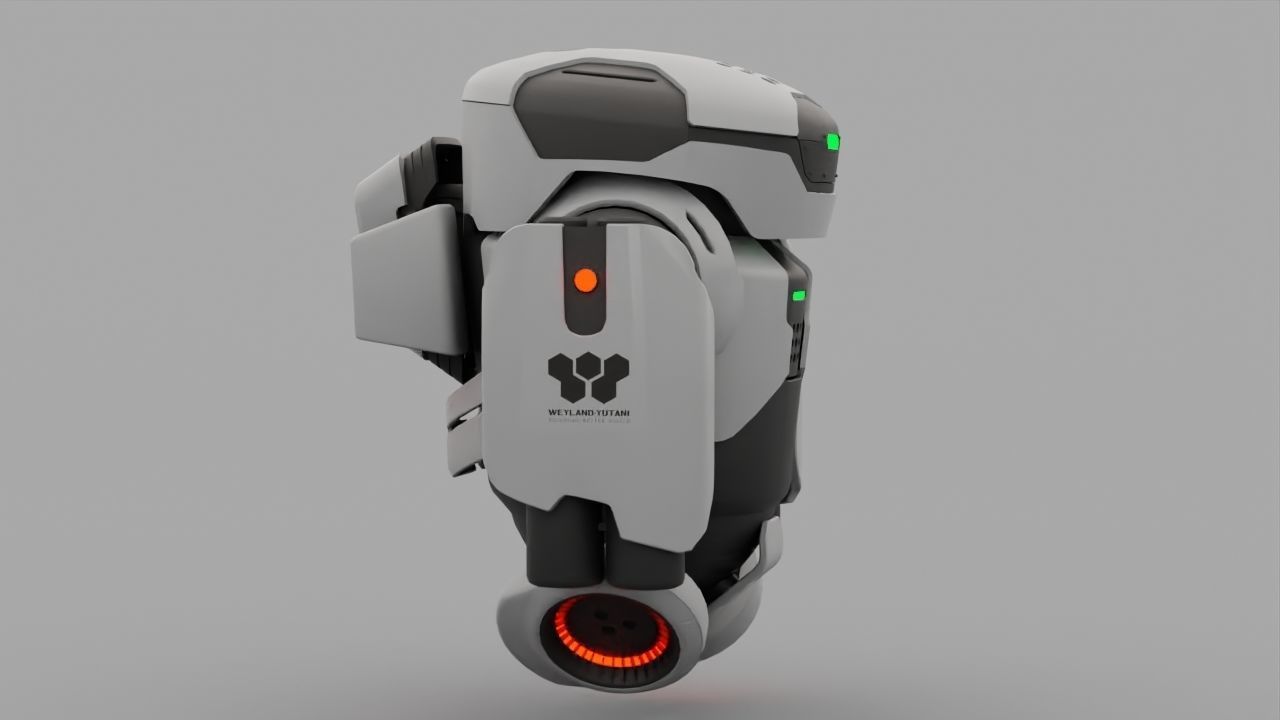 Combat Robot NIOVI  rigged 3D model_28